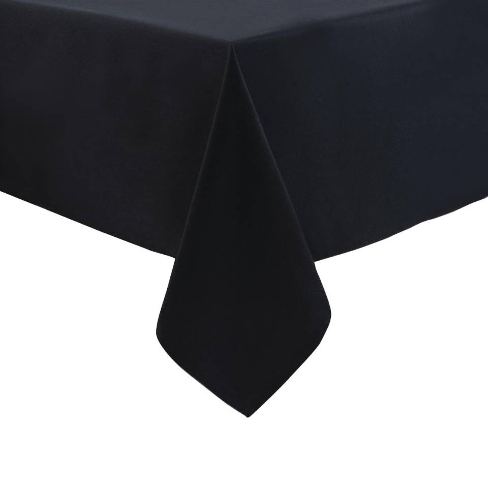 Square Banqueting Tablecloth Hire - 54" Black