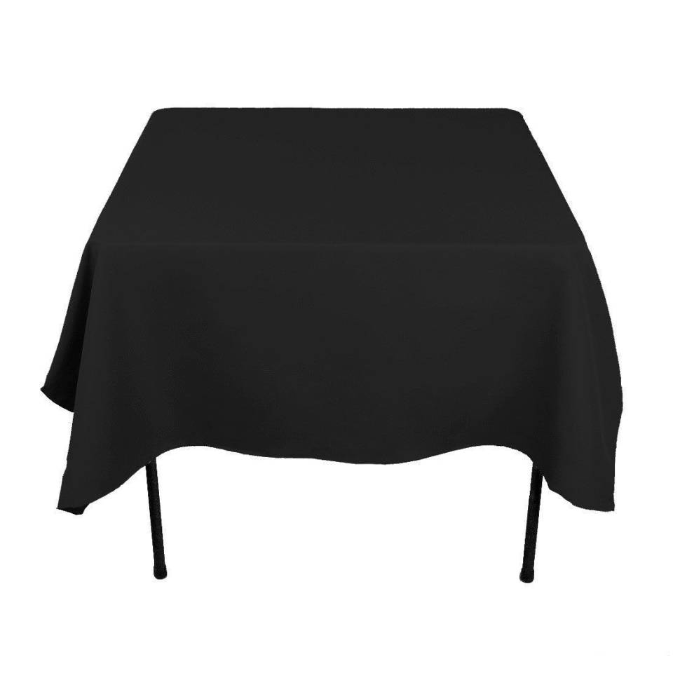 Black Square Tablecloth Hire - 90"