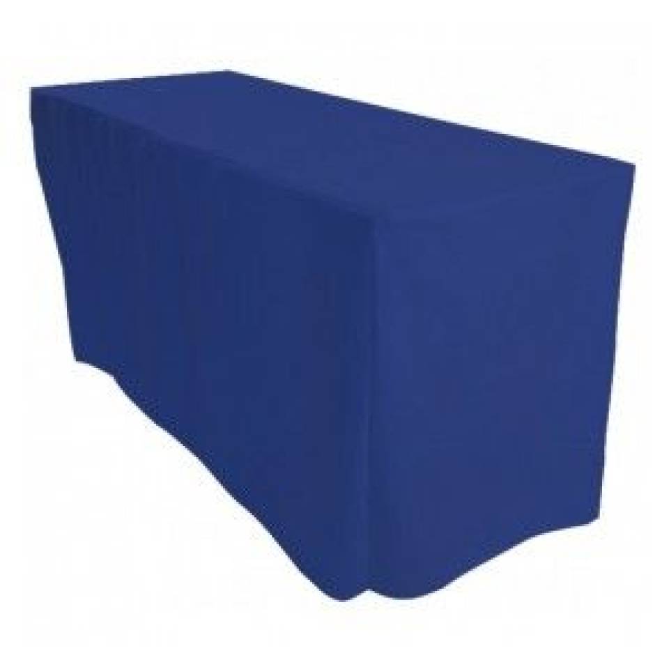 Royal Blue Fitted Tablecloth Hire - 6ft
